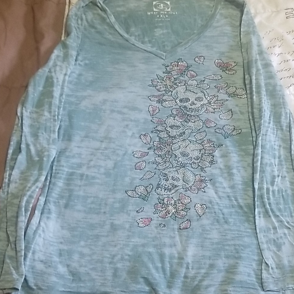 See-thru, long sleeve tshirt